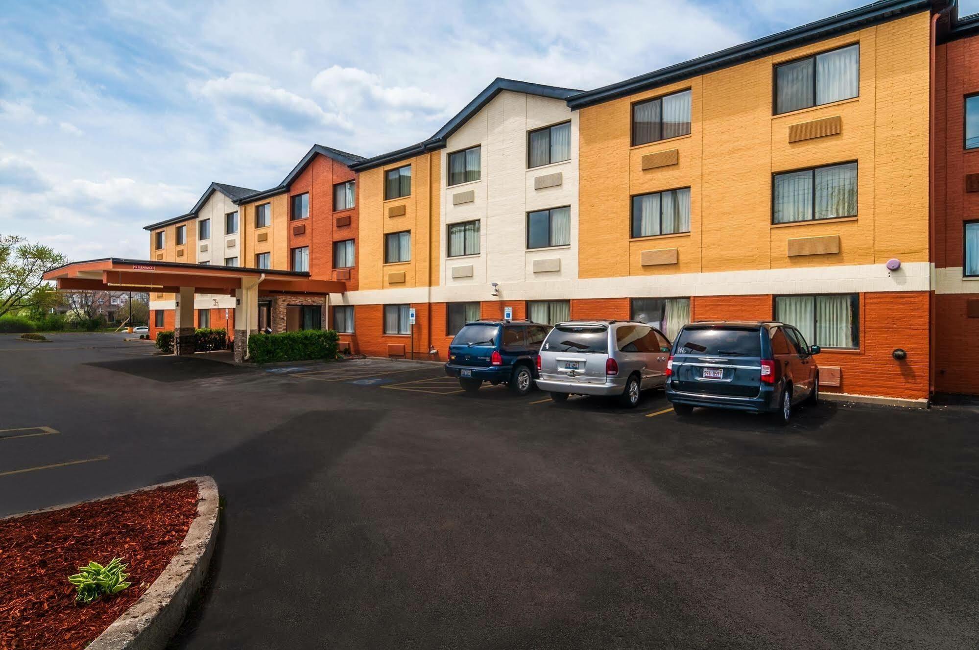 Red Roof Inn Palatine Exterior foto
